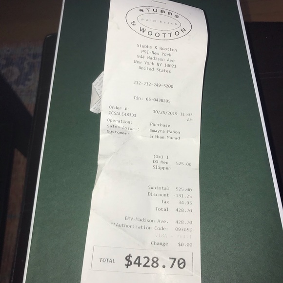 Men’s Stubbs & Wootton size 9 “I DO” loafers - Picture 8 of 8